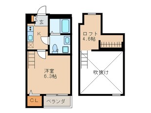 ヴィルシーナの物件間取画像